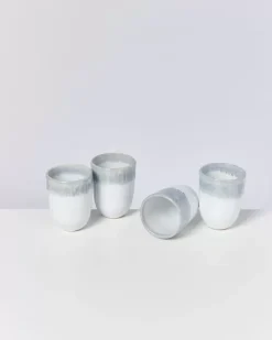 Motel a Miio 4 Teilige Sets>Alcachofra 4Er Set Becher Gros Graublau