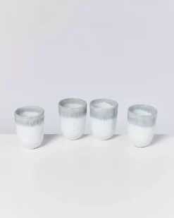 Motel a Miio 4 Teilige Sets>Alcachofra 4Er Set Becher Gros Graublau