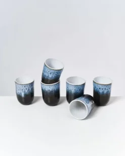 Motel a Miio Tassen & Becher Sets>Alcachofra 6Er Set Becher Gros Schwarz
