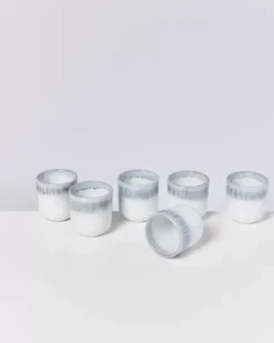Motel a Miio 6 Teilige Sets>Alcachofra 6Er Set Becher Klein Graublau