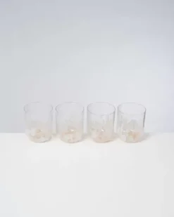 Motel a Miio Gläser>Alegria 4Er Set Glas Gros Drops Sand