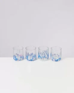 Motel a Miio Gläser>Alegria Glas Klein Big Drops Blau