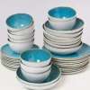 Motel a Miio 40 Teilige Sets>Areia Aqua - 40 Teiliges Set