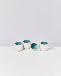 Motel a Miio 4 Teilige Sets>Areia 4Er Set Espressotasse Aqua