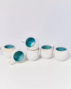 Motel a Miio 6 Teilige Sets>Areia 6Er Set Tasse Klein Aqua