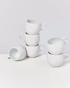 Motel a Miio Tassen & Becher>Areia 6Er Set Tasse Klein Weis