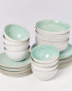 Motel a Miio Geschirr Sets>Areia Mint - 32 Teiliges Set