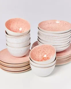 Motel a Miio Geschirr Sets>Areia Pink - 32 Teiliges Set