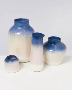 Motel a Miio Vasen>Bebe Vase Blau Rosa Gesprenkelt