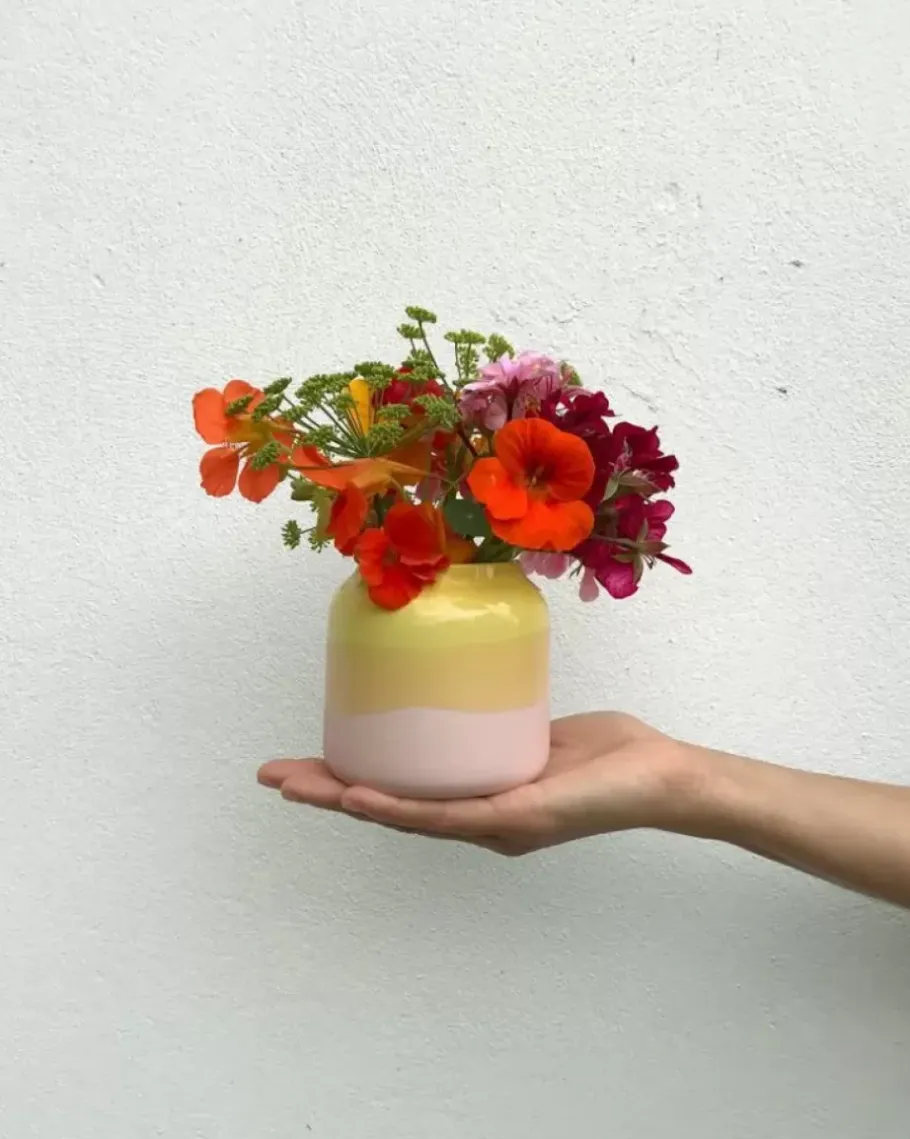 Motel a Miio Bebe>Bebe Vase Gelb Rose