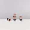 Motel a Miio 4 Teilige Sets>Bica 4Er Set Espressobecher Pink Navy Cream