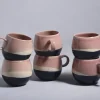 Motel a Miio 6 Teilige Sets>Bica 6Er Set Tasse Gros Pink Navy Cream