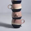 Motel a Miio Tassen & Becher Sets>Bica 4Er Set Tasse Gros Pink Navy Cream