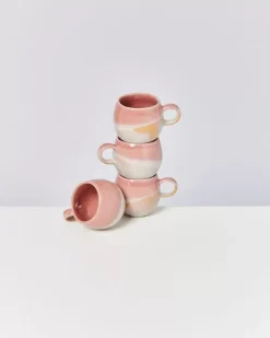 Motel a Miio Tassen & Becher Sets>Bica 4Er Set Tasse Klein Pink Cream