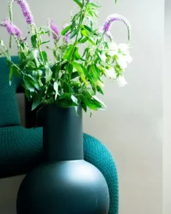 Motel a Miio Bola L>Bola Vase L Dunkelgrun