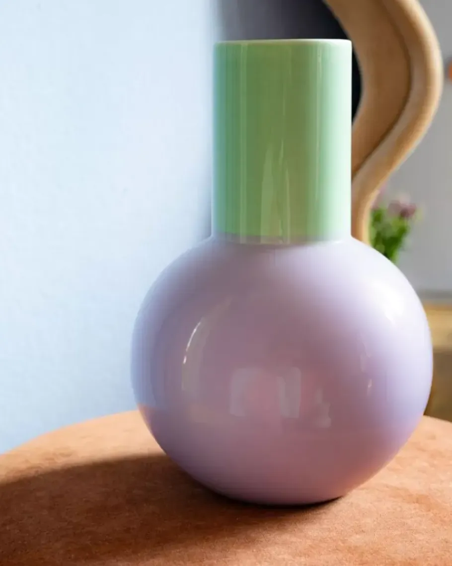 Motel a Miio Vasen>Bola Vase L Pastell Mint Lila