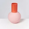 Motel a Miio Bola L>Bola Vase L Rose Coral