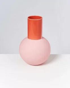 Motel a Miio Bola L>Bola Vase L Rose Coral