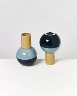Motel a Miio Bola M>Bola Vase M Grun Mint Navy