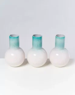 Motel a Miio Bola M>Bola Vase M Grun Rosa Gesprenkelt