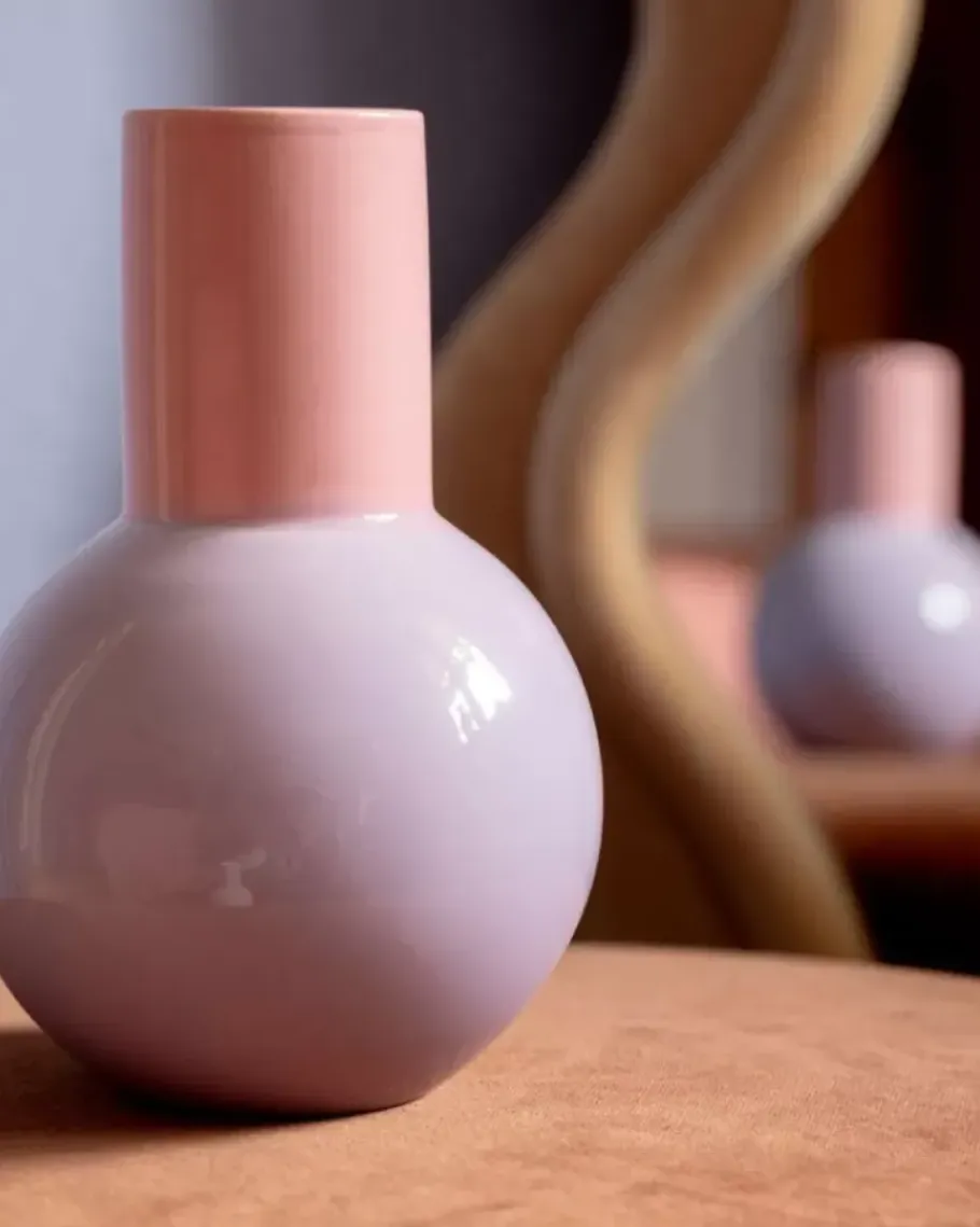 Motel a Miio Bola M>Bola Vase M Lila Rosa