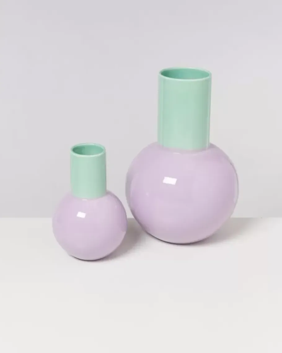 Motel a Miio Vasen>Bola Vase M Pastell Mint Lila