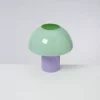 Motel a Miio Lampen>Cogumelo Glaslampe Mint Lila