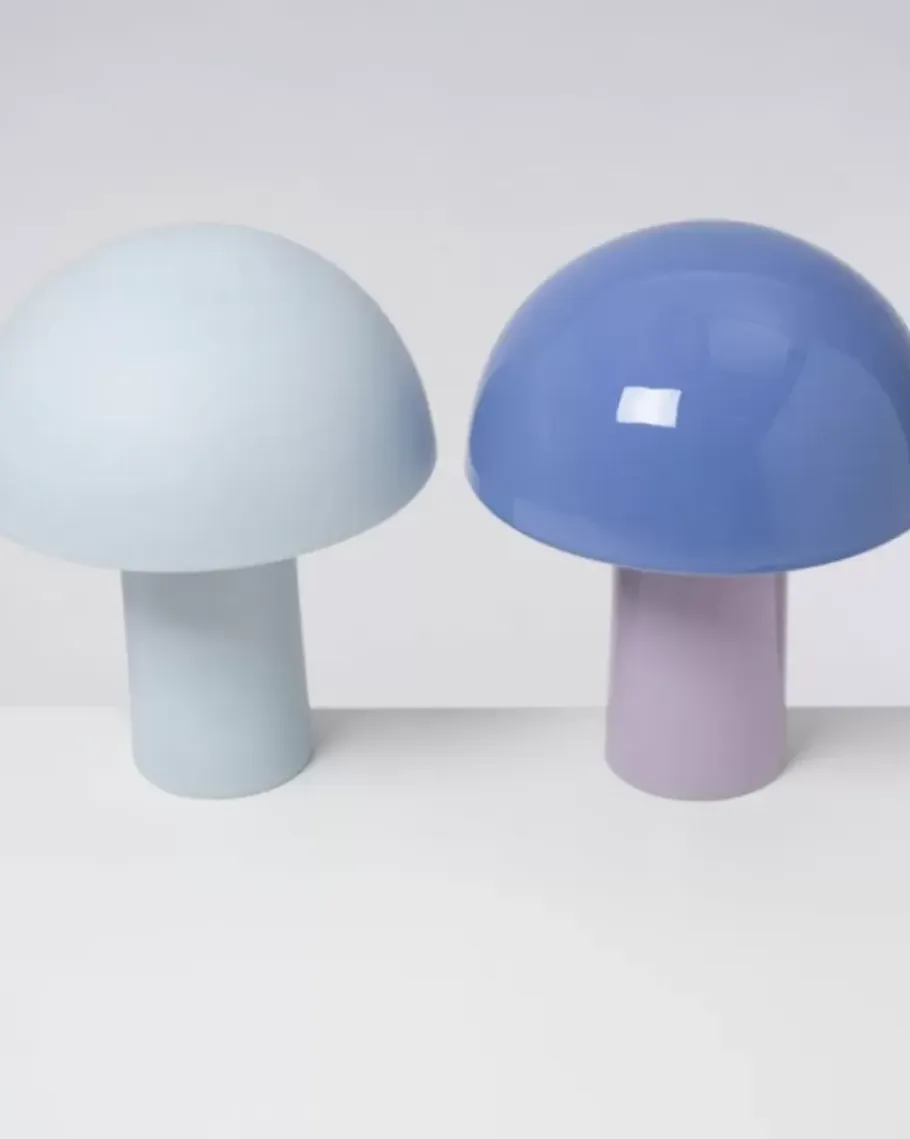 Motel a Miio Lampen>Cogumelo Keramiklampe Cornflower Lila