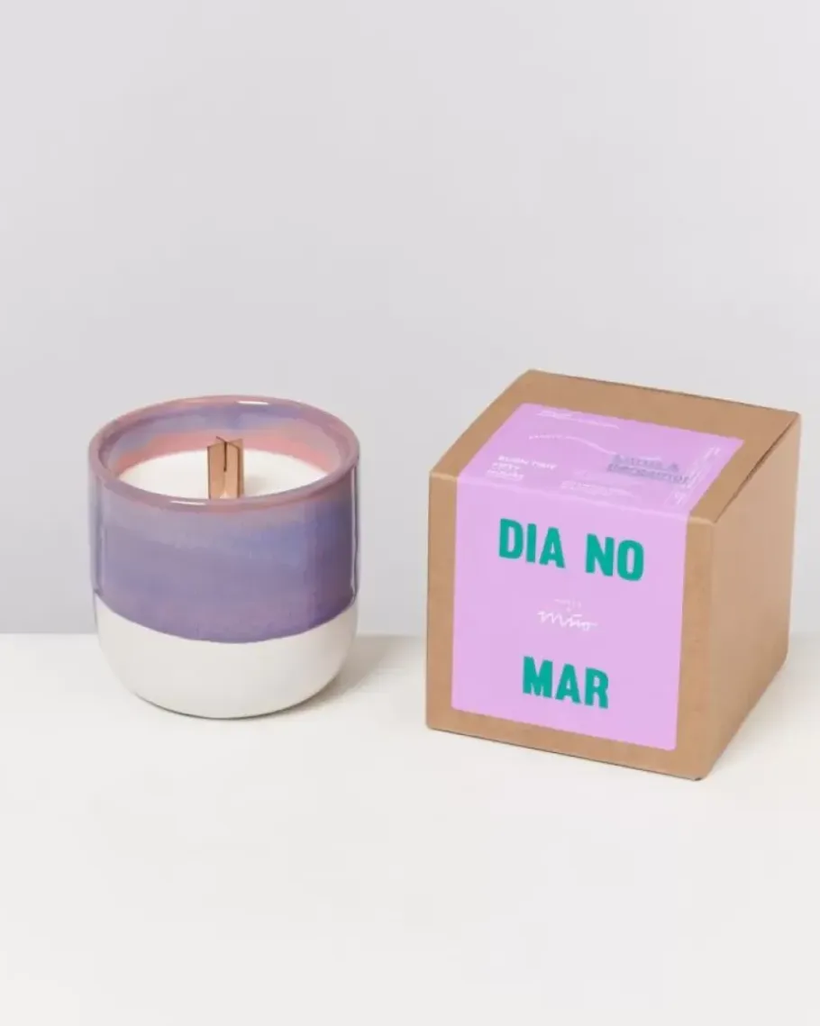 Motel a Miio Duftkerzen>Coimbra Duftkerze "Dia No Mar" Lila Rosa