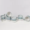 Motel a Miio 6 Teilige Sets>Coimbra 6Er Set Tasse Gros Graublau