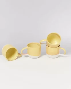 Motel a Miio Tassen & Becher Sets>Coimbra 4Er Set Teetasse Gelb