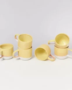 Motel a Miio Tassen & Becher>Coimbra 6Er Set Teetasse Gelb