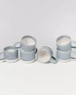 Motel a Miio Tassen & Becher Sets>Coimbra 6Er Set Teetasse Graublau