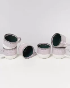 Motel a Miio Tassen & Becher>Coimbra 6Er Set Teetasse Rosa Grun