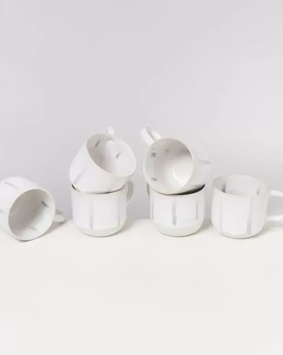 Motel a Miio 6 Teilige Sets>Coimbra 6Er Set Teetasse Weis Blau