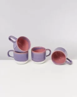Motel a Miio Große Tassen>Coimbra Teetasse Gros Lila Rosa