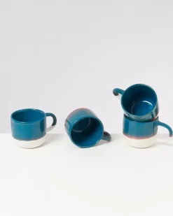 Motel a Miio Große Tassen>Coimbra Teetasse Gros Petrol