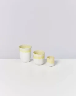 Motel a Miio Große Becher>Copa Alto Becher Gros Gelb