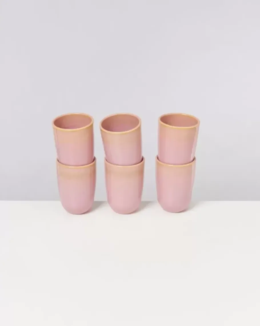 Motel a Miio Tassen & Becher>Copa Alto Becher Gros Gelb Rose