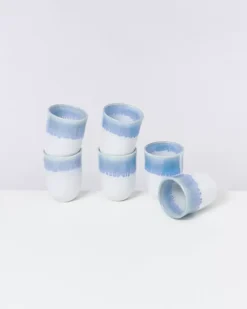 Motel a Miio Tassen & Becher Sets>Copa Alto 6Er Set Becher Gros Blau Weis