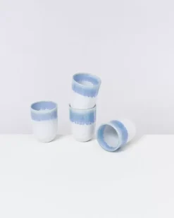 Motel a Miio Tassen & Becher Sets>Copa Alto 4Er Set Becher Gros Blau Weis