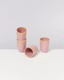 Motel a Miio Tassen & Becher>Copa Alto 4Er Set Becher Gros Gelb Rose