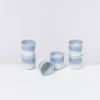 Motel a Miio 6 Teilige Sets>Copa Alto 6Er Set Becher Klein Blau Weis