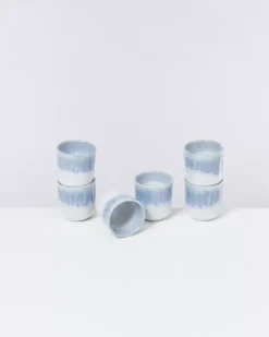 Motel a Miio Tassen & Becher Sets>Copa Alto 6Er Set Becher Klein Blau Weis