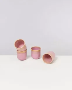 Motel a Miio 4 Teilige Sets>Copa Alto 4Er Set Becher Klein Gelb Rose