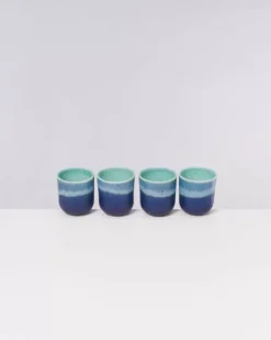 Motel a Miio Tassen & Becher>Copa Alto 4Er Set Becher Klein Turkis