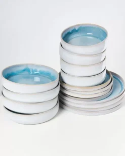 Motel a Miio Geschirr Sets>Cordoama Aqua - 16 Teiliges Set