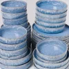 Motel a Miio 40 Teilige Sets>Cordoama Blau Gesprenkelt - 40 Teiliges Set