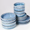 Motel a Miio 16 Teilige Sets>Cordoama Blau Gesprenkelt - 16 Teiliges Set
