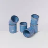 Motel a Miio 6 Teilige Sets>Cordoama 6Er Set Becher Gros Blau Gesprenkelt